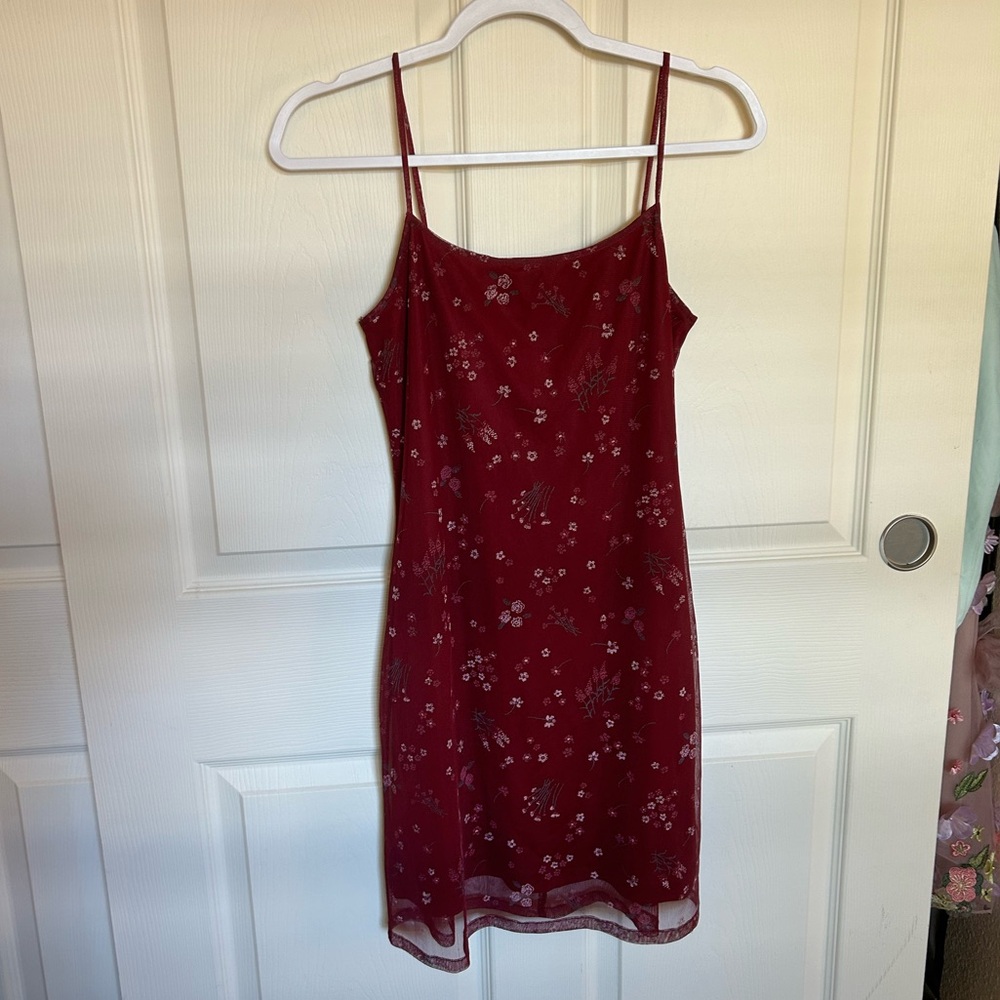 Jonathan Martin red floral slip